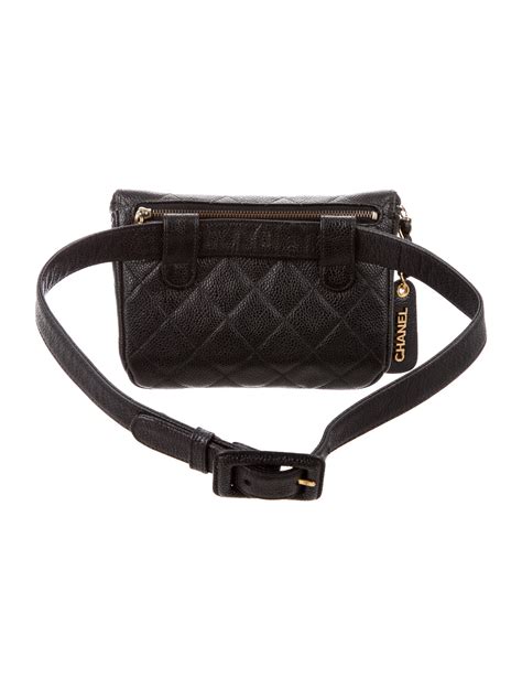 chanel quilted fanny pack